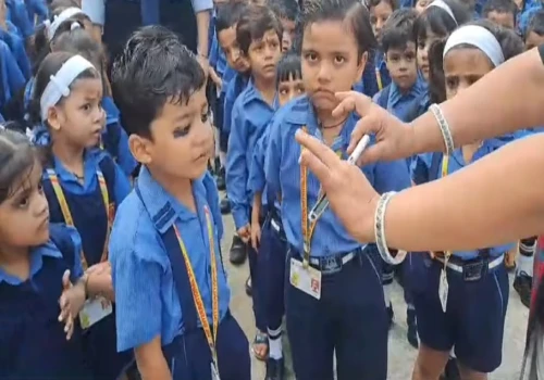 Mobile Phone Awareness Activity Viral Video by HP International School Budaun